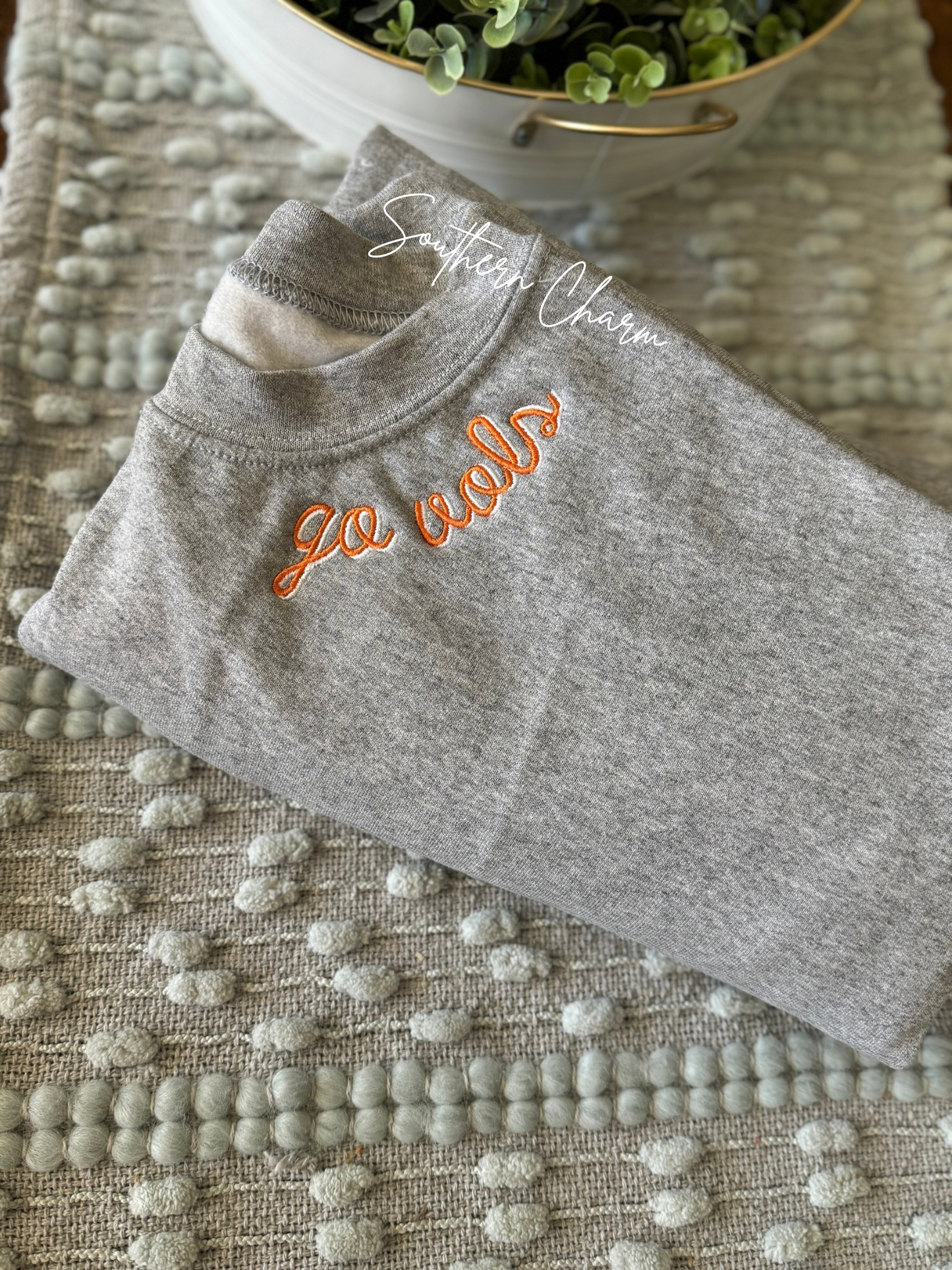 Double Stacked font collar Sweatshirt