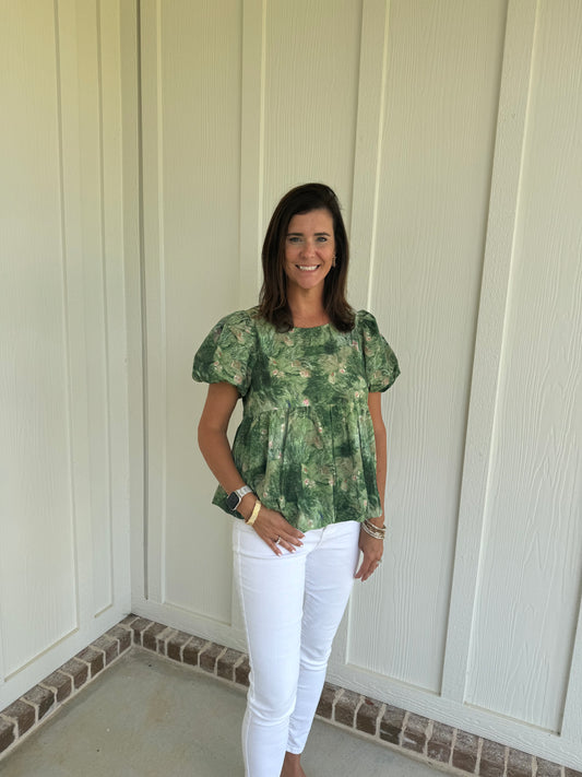 Cory Watercolor Blouse