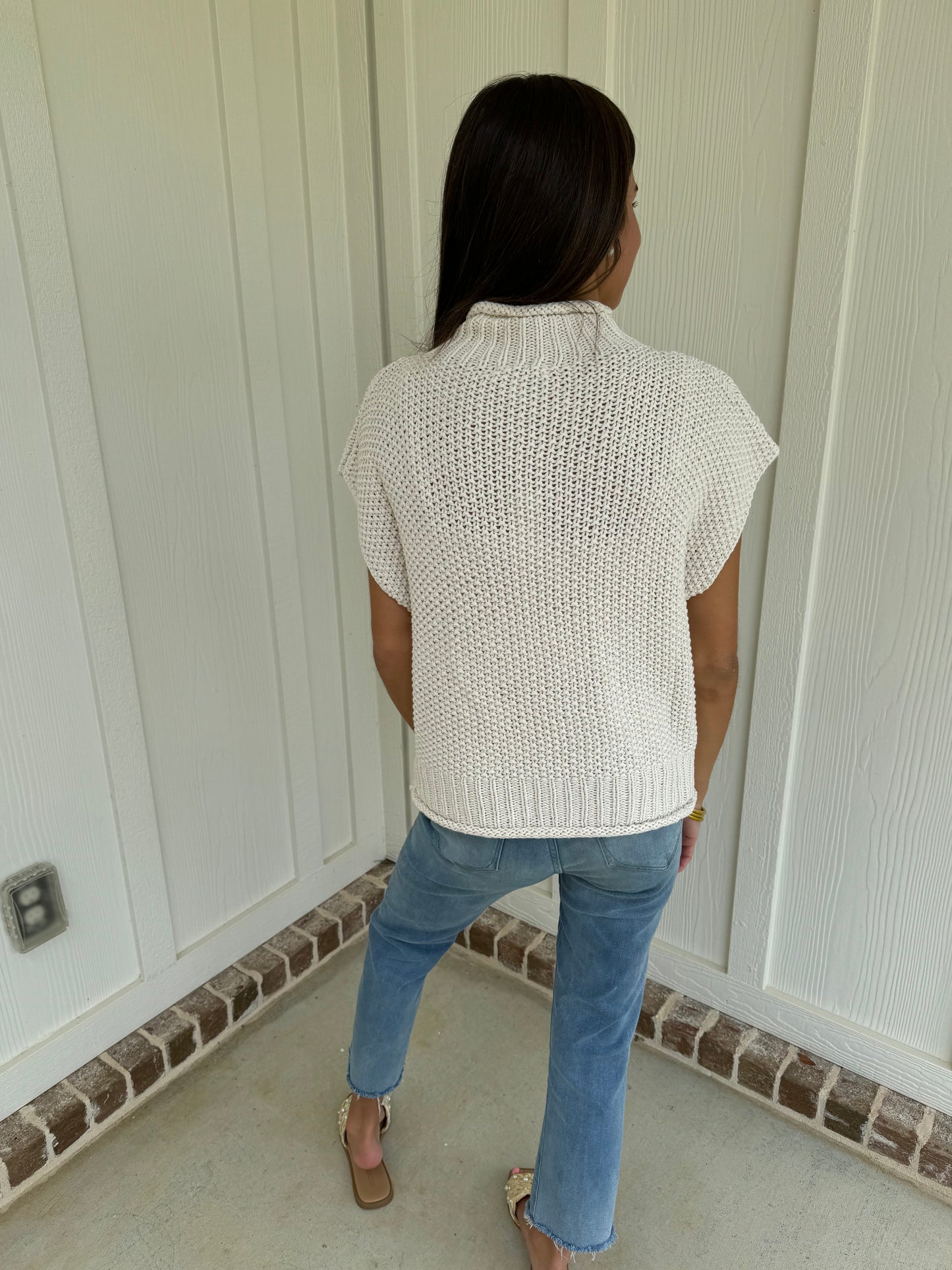 Rachel Cream Sweater Top