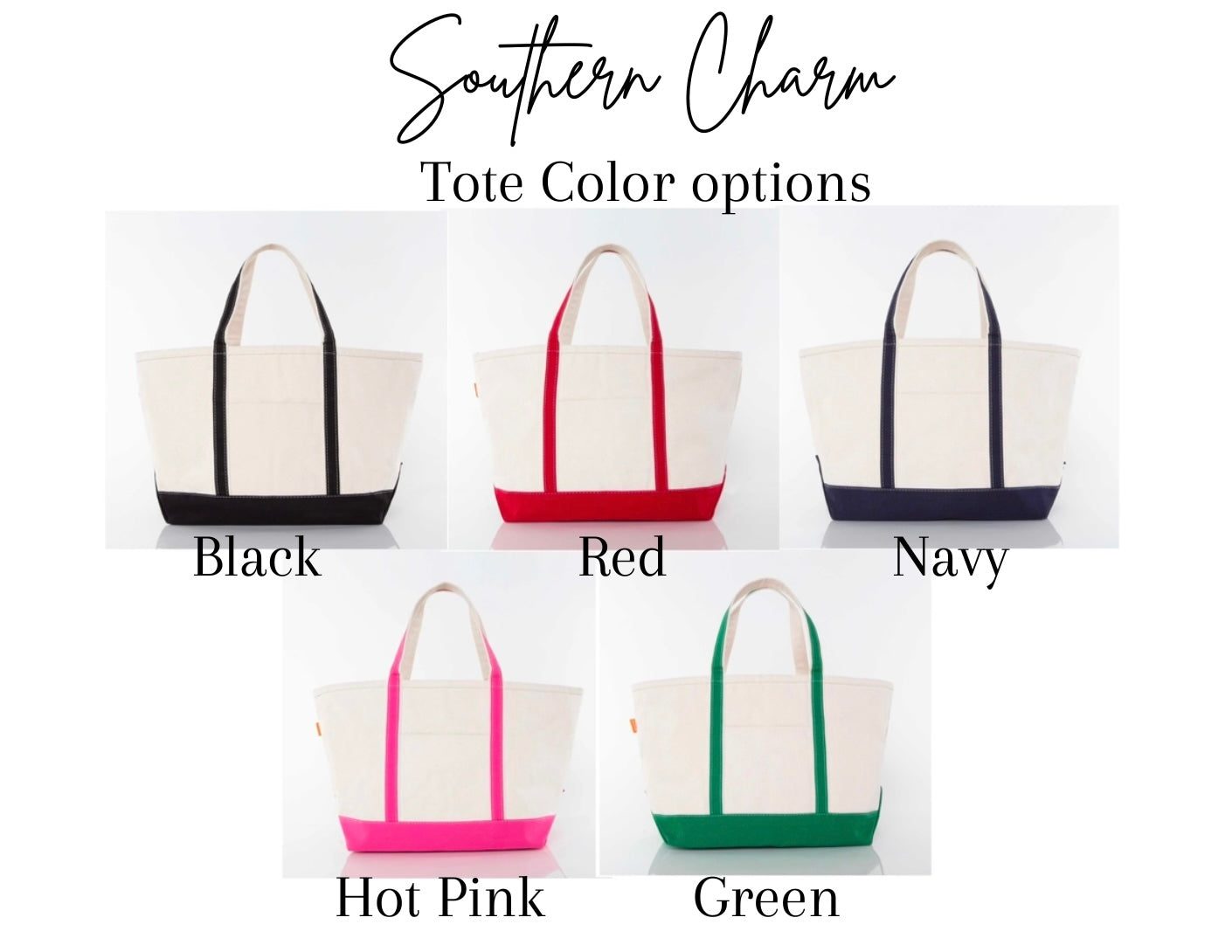 Large Canvas Tote Bag