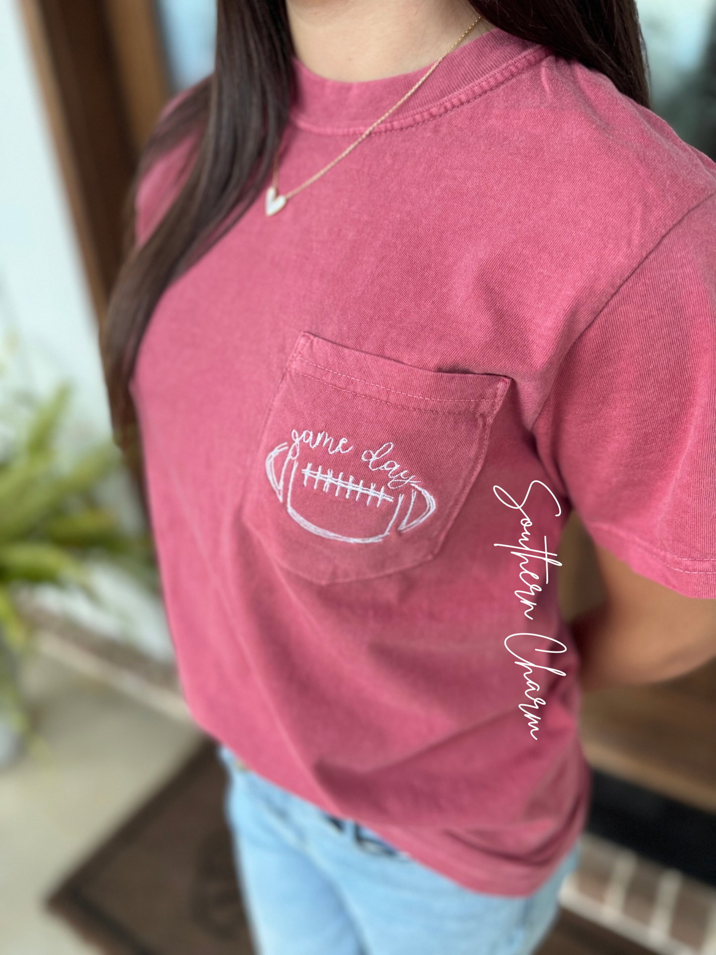 Game Day Football Comfort Color tshirt