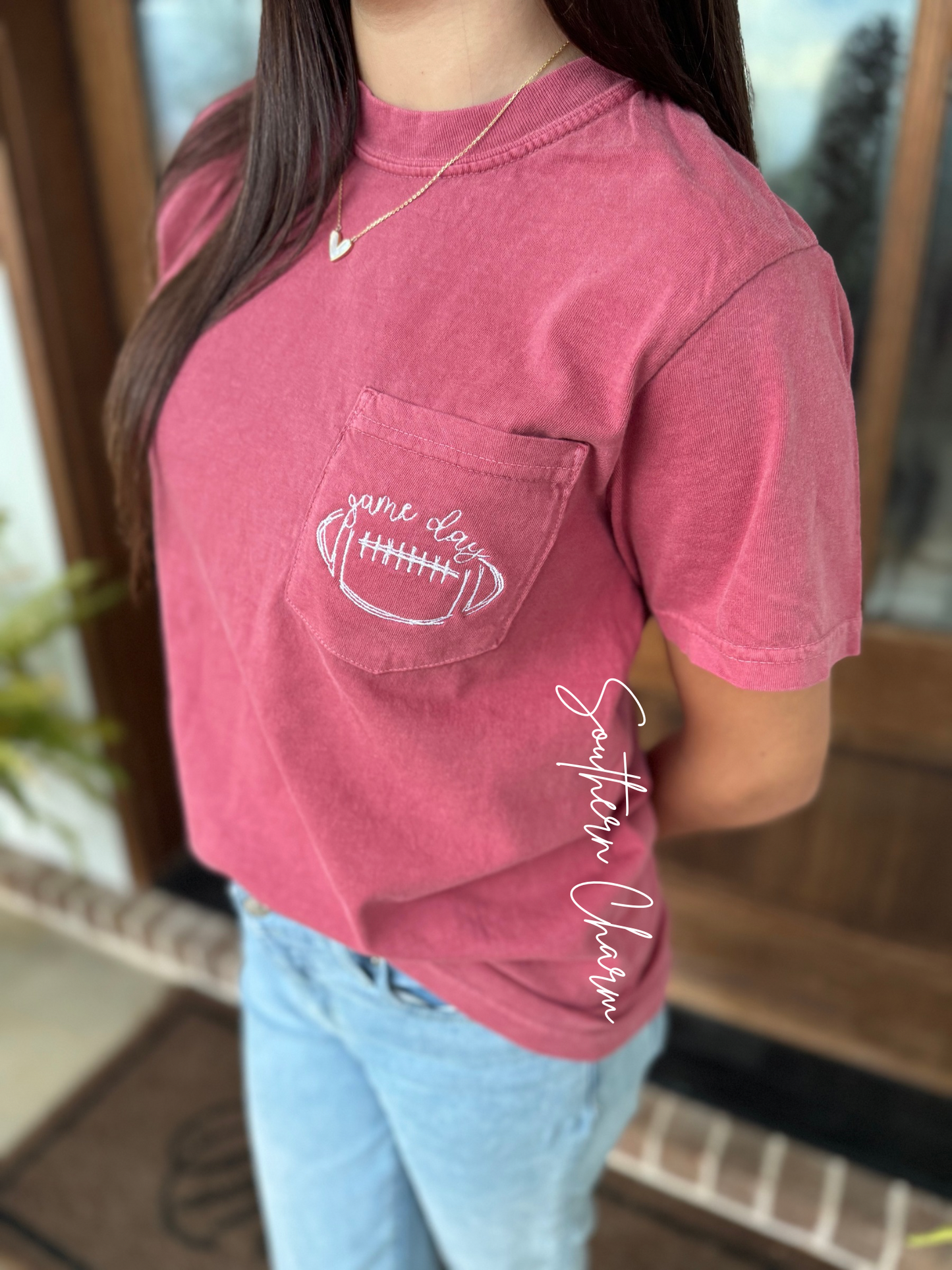 Game Day Football Comfort Color tshirt