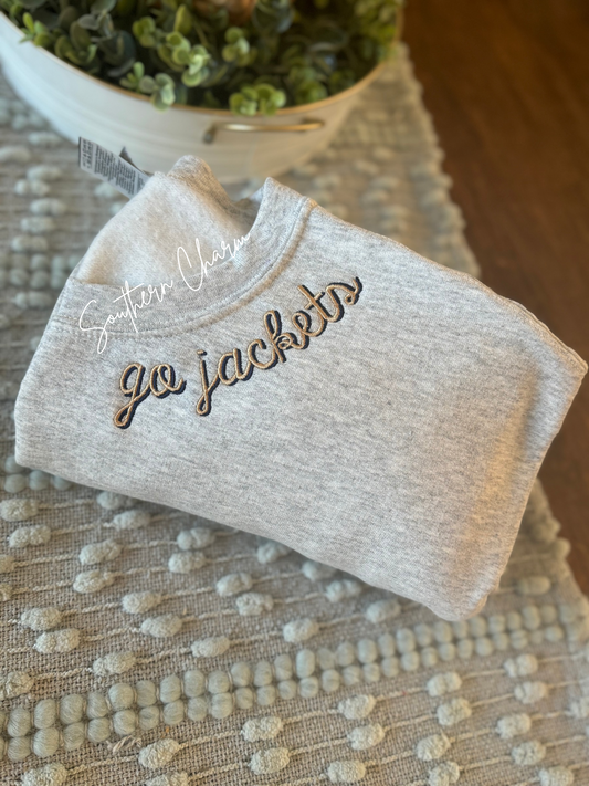 Double Stacked font collar Sweatshirt