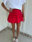 Red Game Day Mini-Skirt