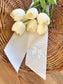 Monogrammed Prom Satin Ribbon- white