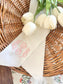Monogrammed Prom Satin Ribbon- white