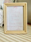 Baby Birth announcement frame insert (frame not included)