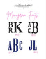Quarter Zip Monogram Sweatshirt