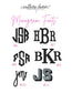 Quarter Zip Monogram Sweatshirt