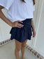 Navy Game Day Mini-Skirt