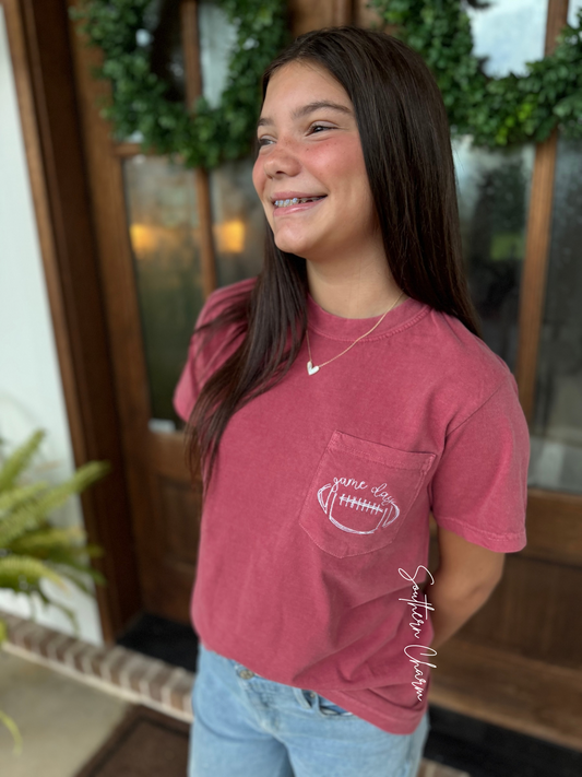 Game Day Football Comfort Color tshirt