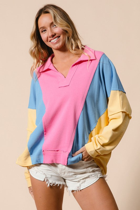 Color Block Top