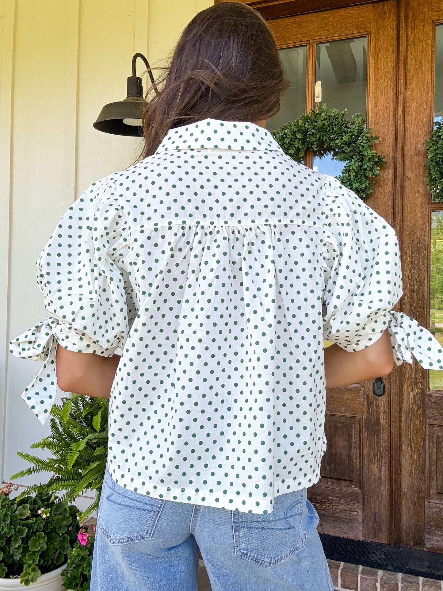 Polly Polka Dot Blouse
