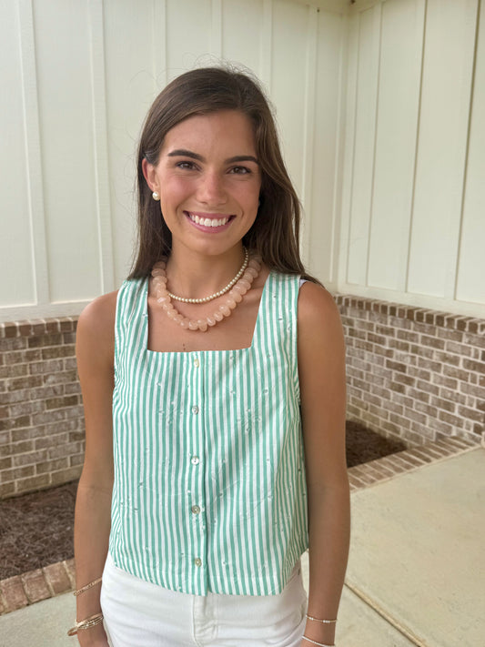 Madison sleeveless top