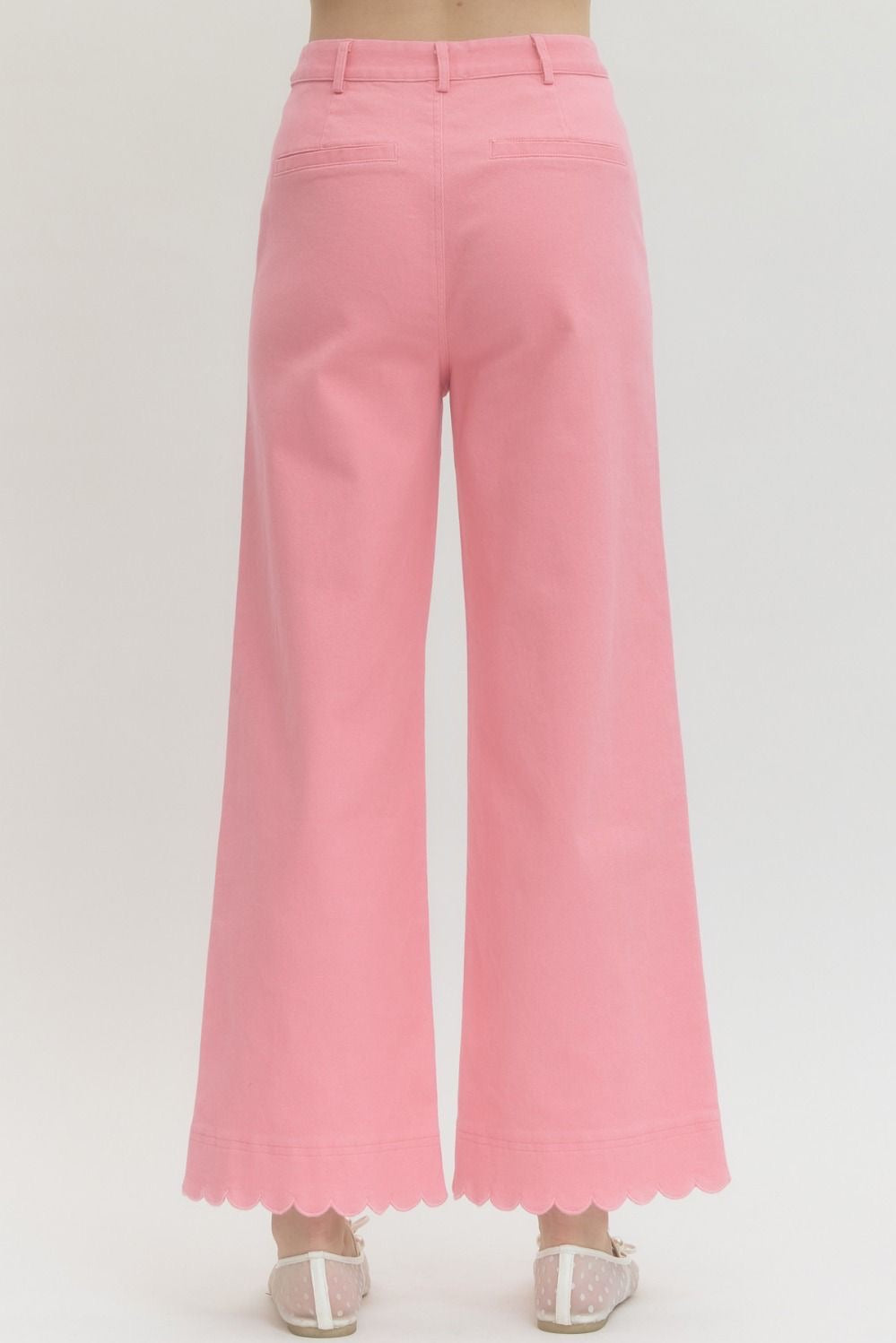 Sweetheart Scallop Pants